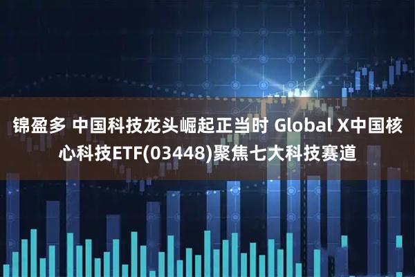 锦盈多 中国科技龙头崛起正当时 Global X中国核心科技ETF(03448)聚焦七大科技赛道