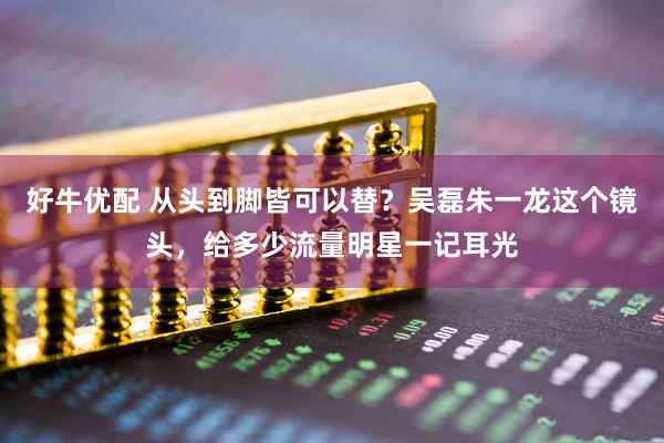 好牛优配 从头到脚皆可以替？吴磊朱一龙这个镜头，给多少流量明星一记耳光